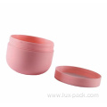 Empty Cosmetic Pink Plastic Shaped Cream Face Bowl